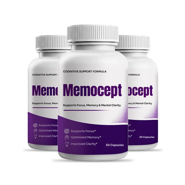 Memocept cognitive support capsule bottles